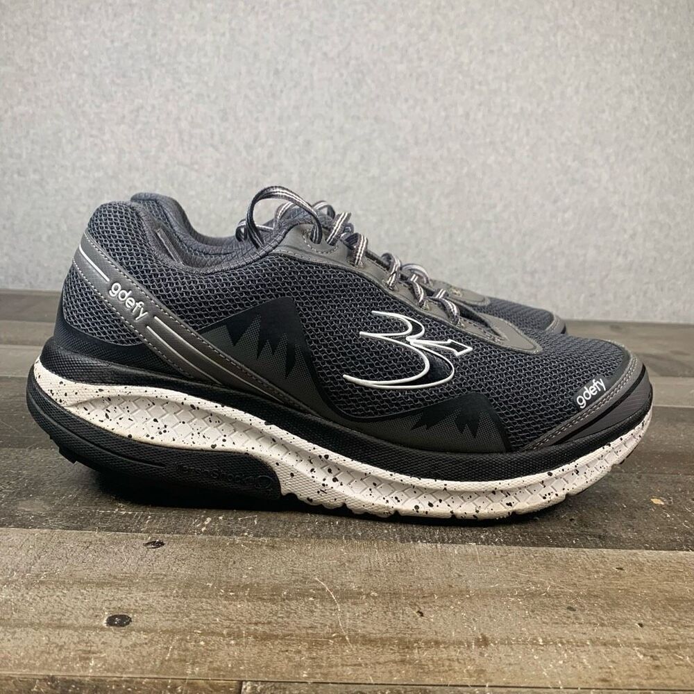 Gravity Defyer Women’s Size 12 Mighty Walk Sneakers Black Athletic Shoes